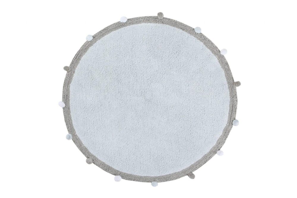 Teppich Bubbly Soft Blau Ø 120 Cm