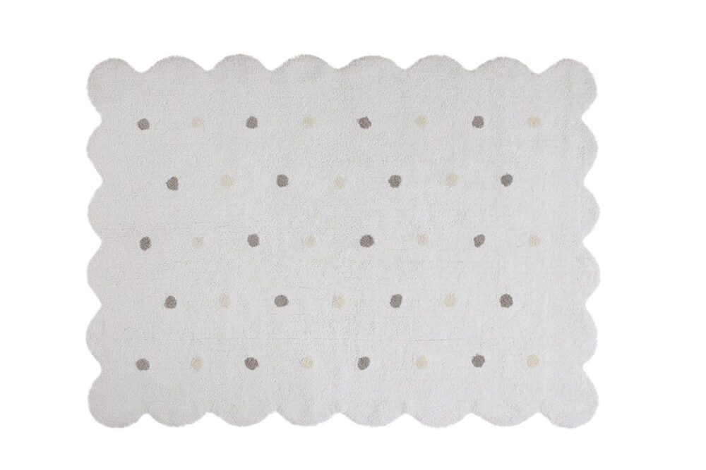 Teppich Lorena Canals Galleta Weiß 120 x 160 cm