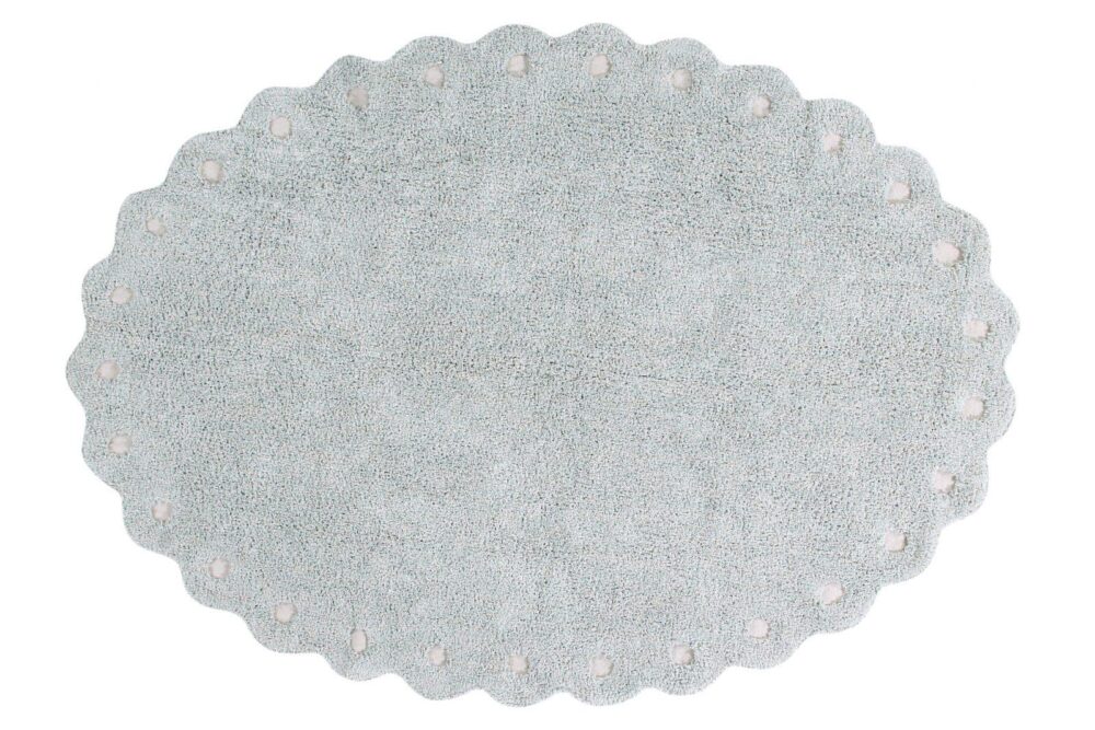 Teppich Lorena Canals Picone Perlblau 130 x 180 cm