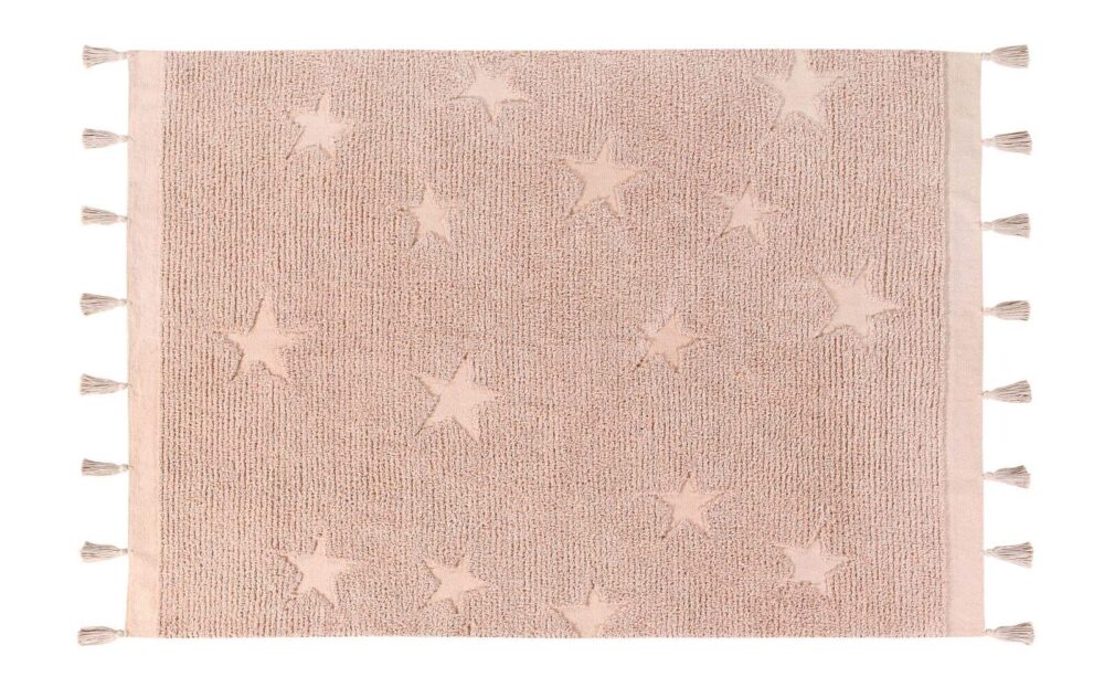 Teppich Lorena Canals Hippy Stars Vintage Nude 120 x 175 Cm