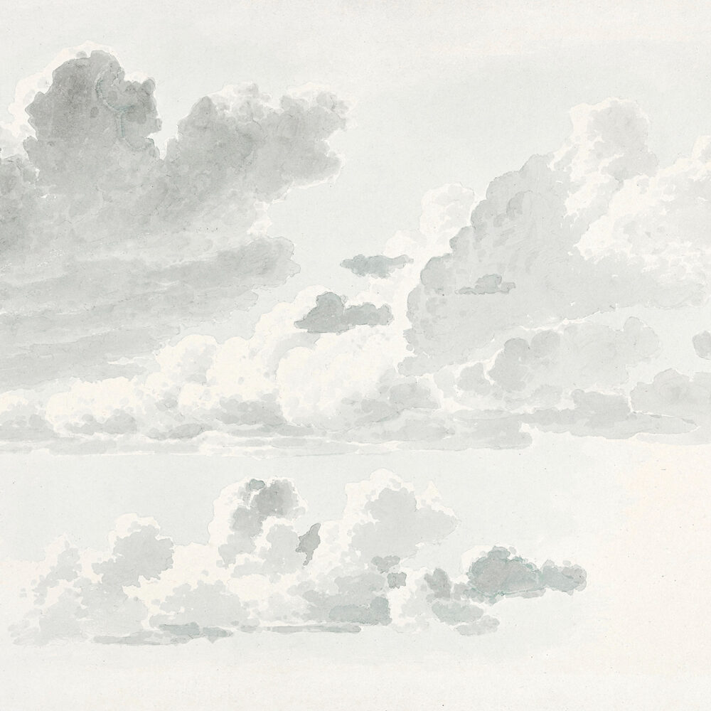 Wolken an einem grauen Himmel